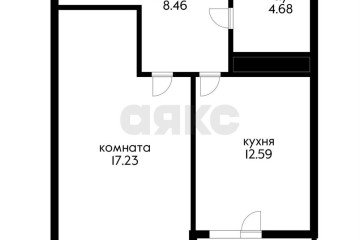 Фото №1: 1-комнатная квартира 43 м² - Краснодар, мкр. жилой комплекс Лучший, 