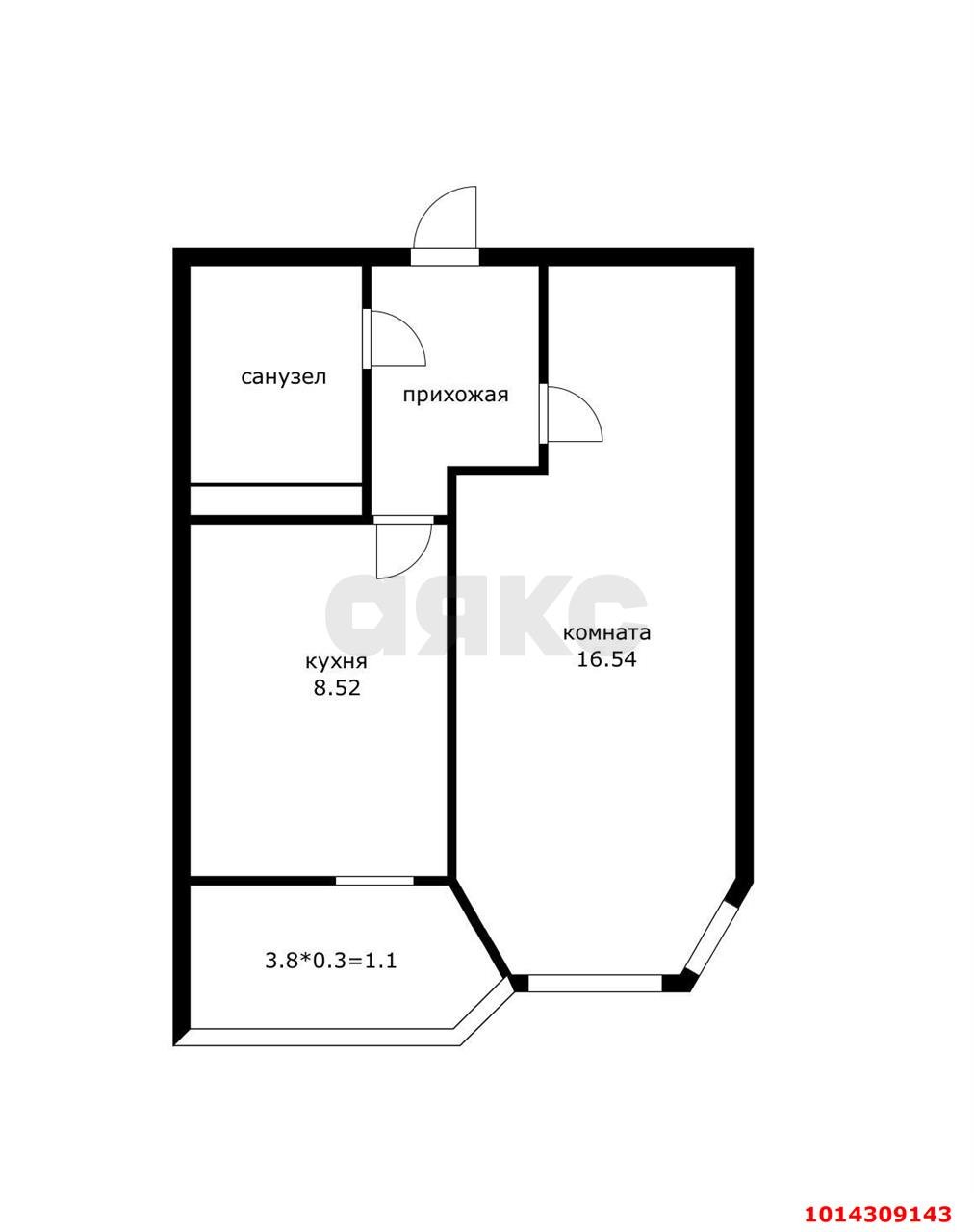 Фото №20: 1-комнатная квартира 35 м² - Краснодар, Восточно-Кругликовский, ул. Черкасская, 58/2