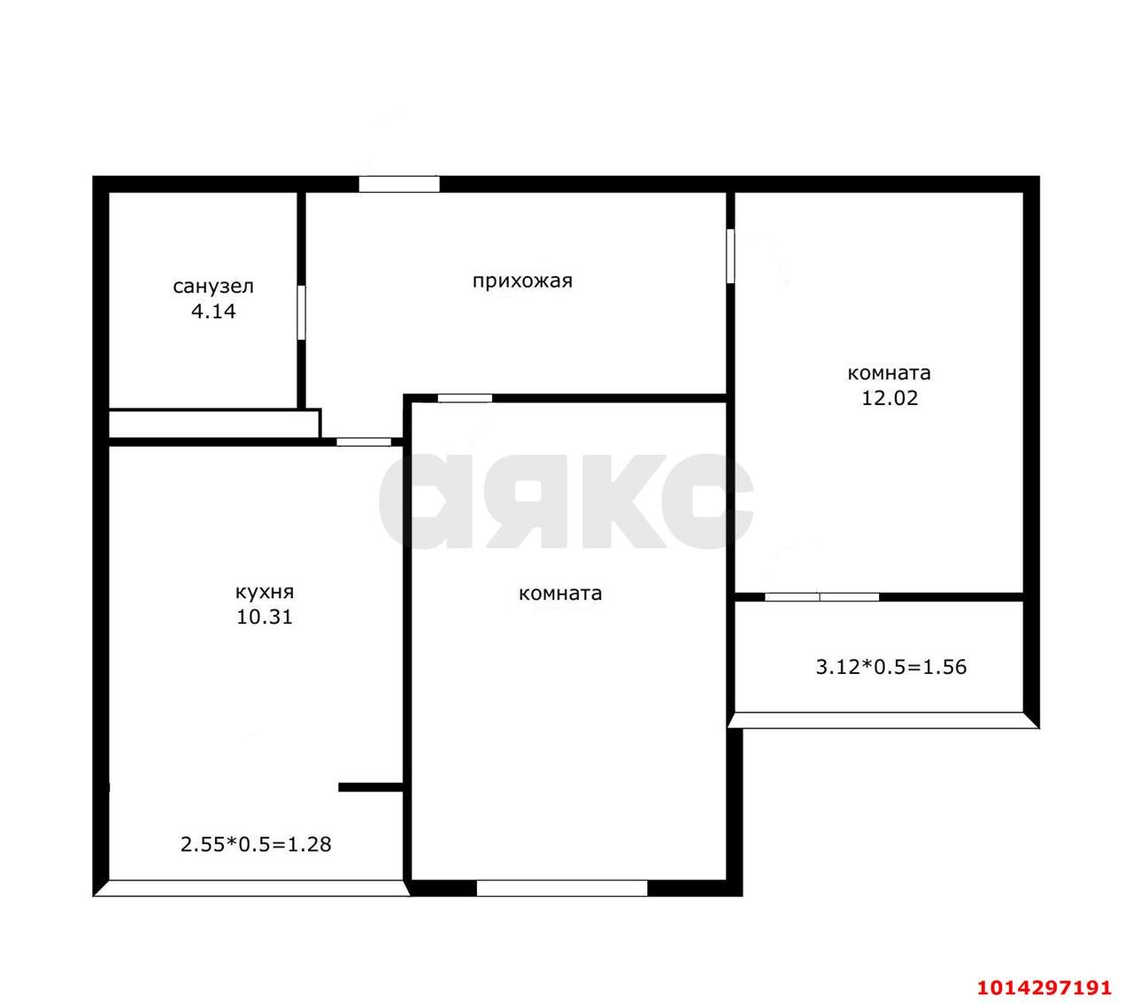 Фото №15: 2-комнатная квартира 51 м² - Краснодар, Губернский, ул. имени Героя Георгия Бочарникова, 8