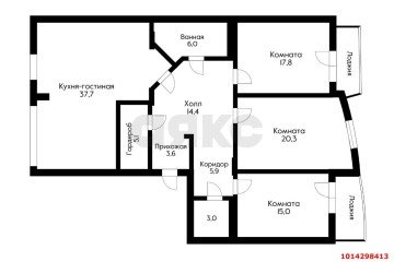 Фото №1: 3-комнатная квартира 129 м² - Краснодар, мкр. Центральный, ул. Постовая, 23