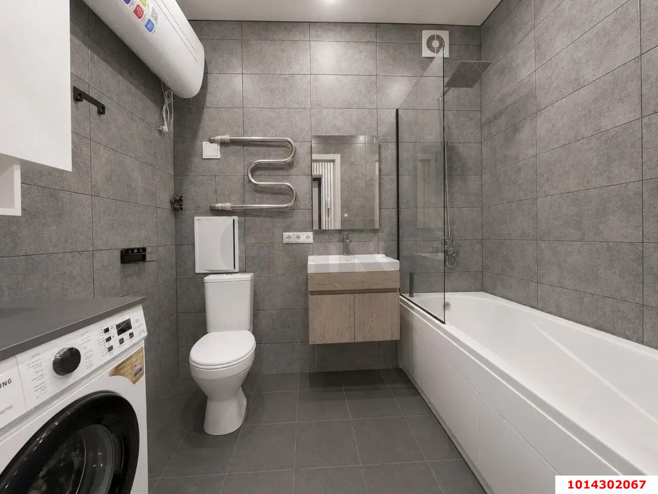 Фото №7: 1-комнатная квартира <span class="whitespace-nowrap">45 м²</span>, <span class="whitespace-nowrap">3/17 эт.</span> - Краснодар, Прикубанский внутригородской округ, Музыкальный, мкр. ЖК Жемчужина, ул. имени Ф.И. Шаляпина, 30/1к1