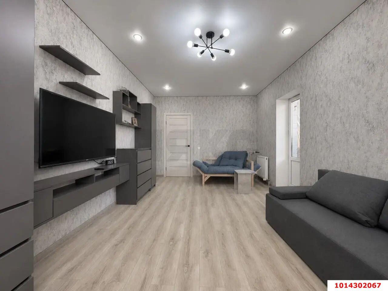 Фото №5: 1-комнатная квартира <span class="whitespace-nowrap">45 м²</span>, <span class="whitespace-nowrap">3/17 эт.</span> - Краснодар, Прикубанский внутригородской округ, Музыкальный, мкр. ЖК Жемчужина, ул. имени Ф.И. Шаляпина, 30/1к1