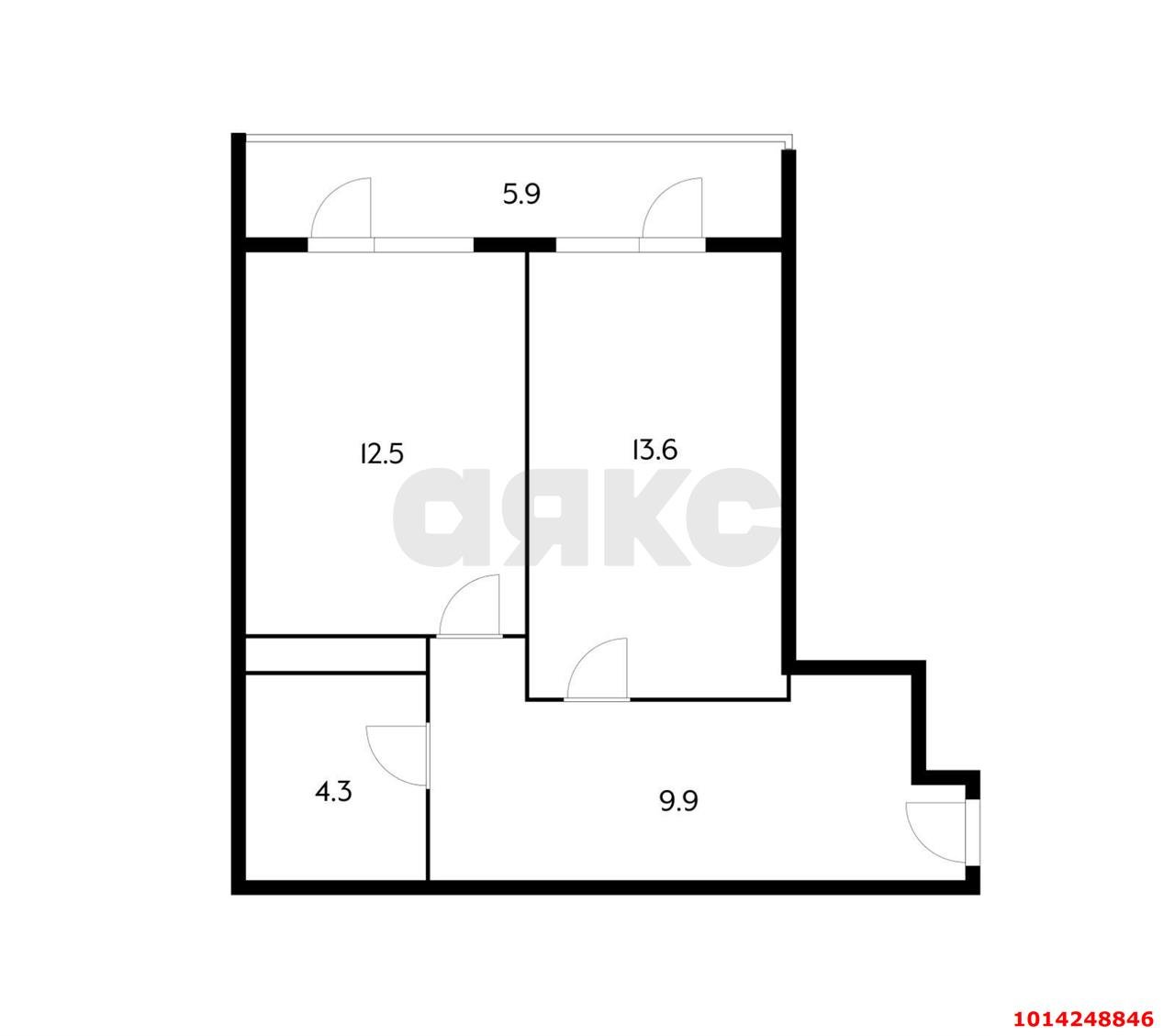Фото №10: 1-комнатная квартира 40 м² - Краснодар, Калинино, ул. 1 Мая, 338