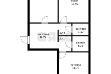 Фото №3: 2-комнатная квартира 67 м² - Краснодар, мкр. Молодёжный, ул. Зеленоградская, 40