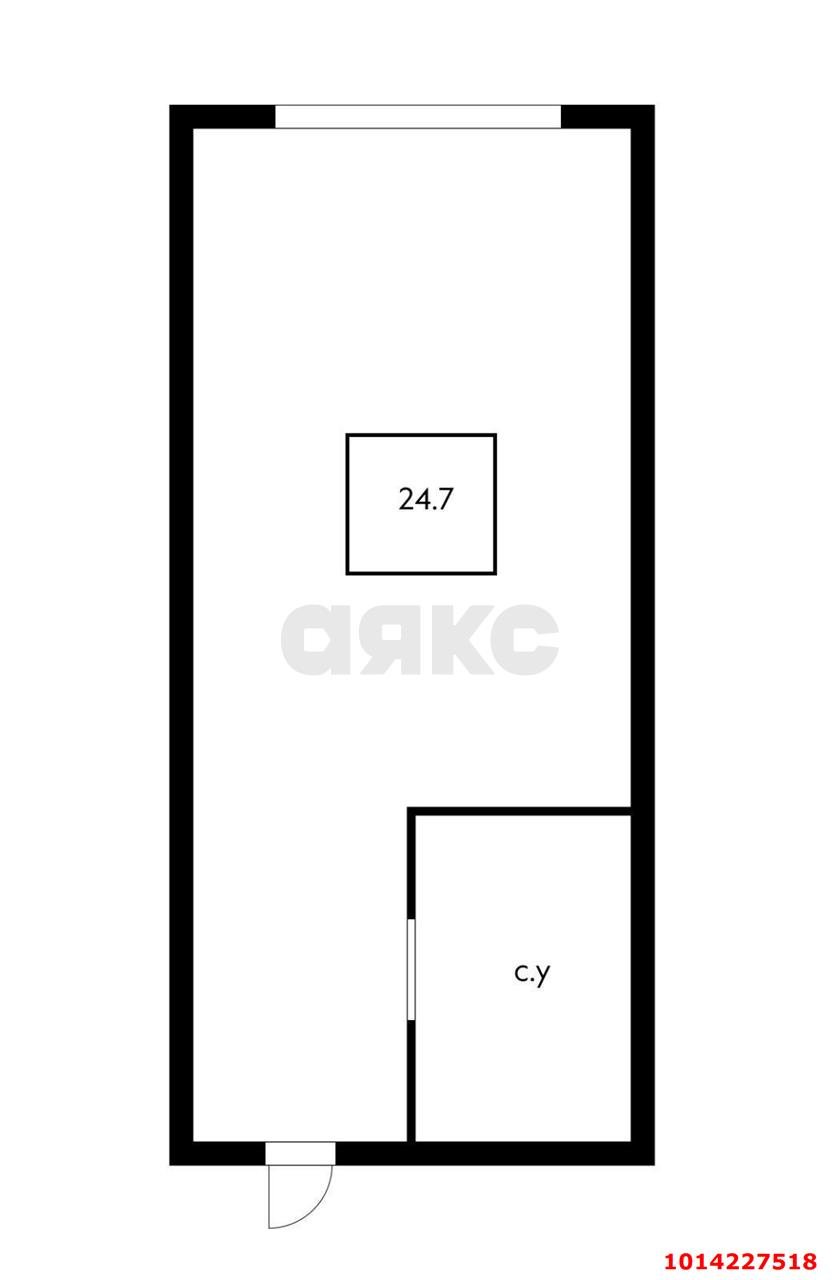 Фото №5: Студия 23 м² - Российский, Прикубанский внутригородской округ, ул. Бигдая, 8