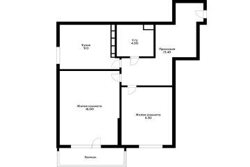 Фото №2: 2-комнатная квартира 59 м² - Краснодар, мкр. жилой комплекс Три Богатыря, ул. Садовая, 161/2к1