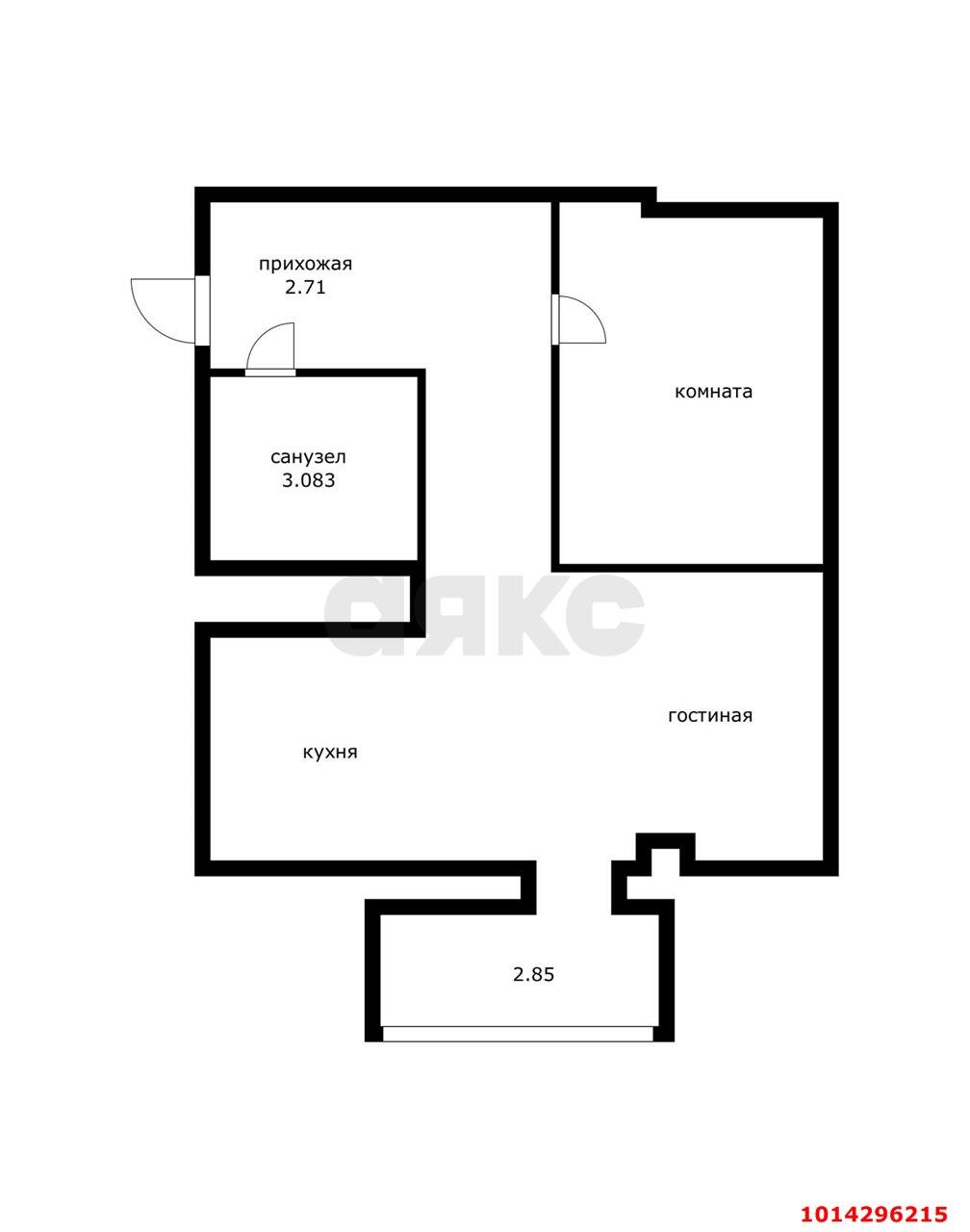 Фото №16: 1-комнатная квартира 30 м² - Краснодар, жилой комплекс Европа-Сити, ул. Карпатская, 5