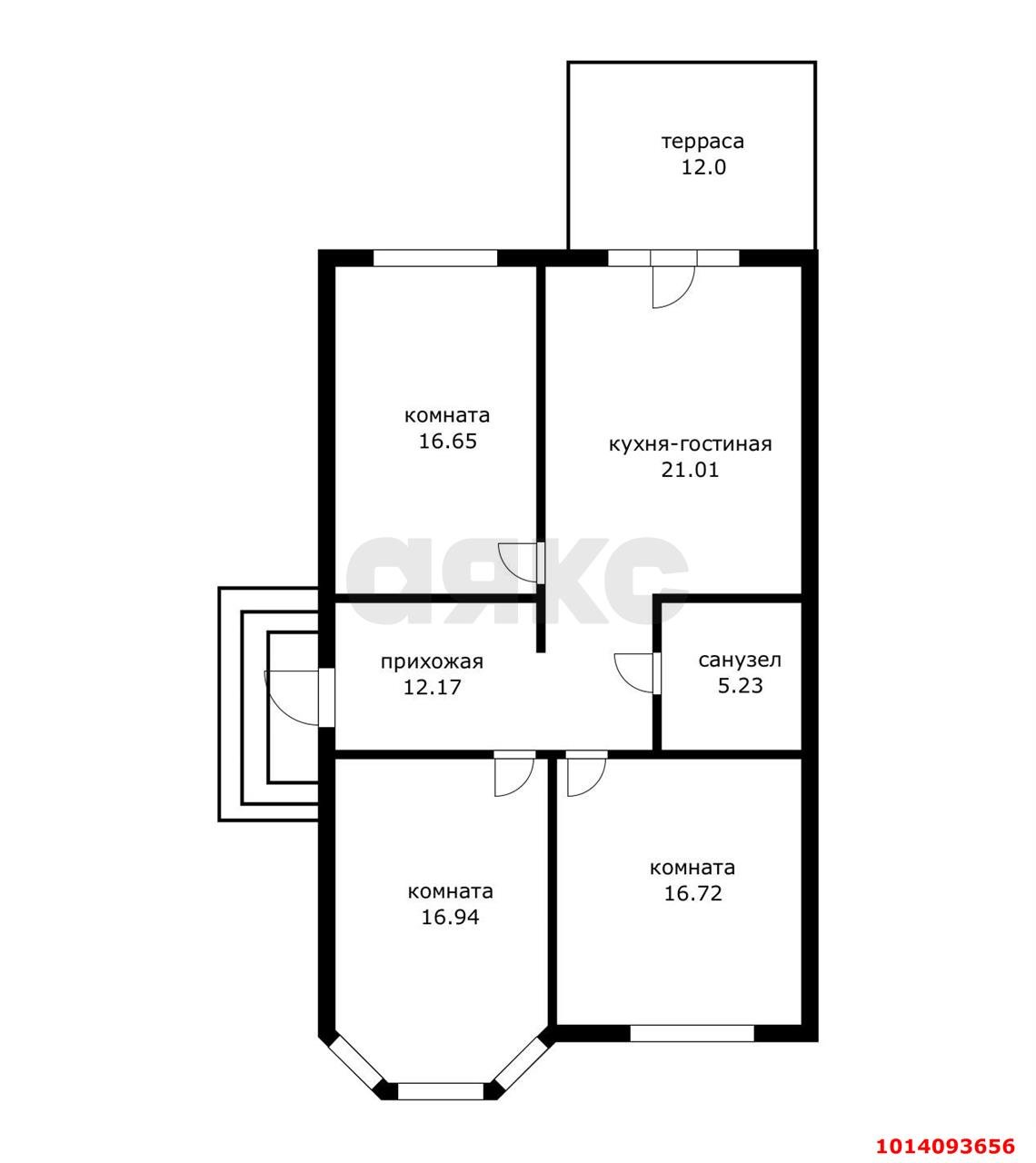 Фото №1: Дом 100 м² + 5 сот. - Индустриальный, мкр. Прикубанский внутригородской округ, ул. Краснополянская, 14