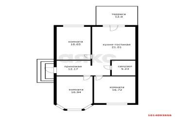 Фото №1: Дом 100 м² - Индустриальный, мкр. Прикубанский внутригородской округ, ул. Краснополянская, 14