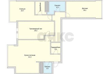 Фото №2: 3-комнатная квартира 124 м² - Краснодар, мкр. Центральный, ул. Будённого, 129