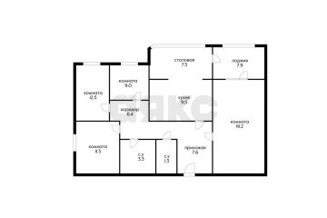 Фото №1: 4-комнатная квартира 95 м² - Краснодар, мкр. Юбилейный, пр-кт Чекистов, 1