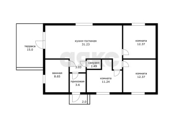 Фото №2: Дом 89 м² - Новотитаровская, ул. 8 Марта, 21