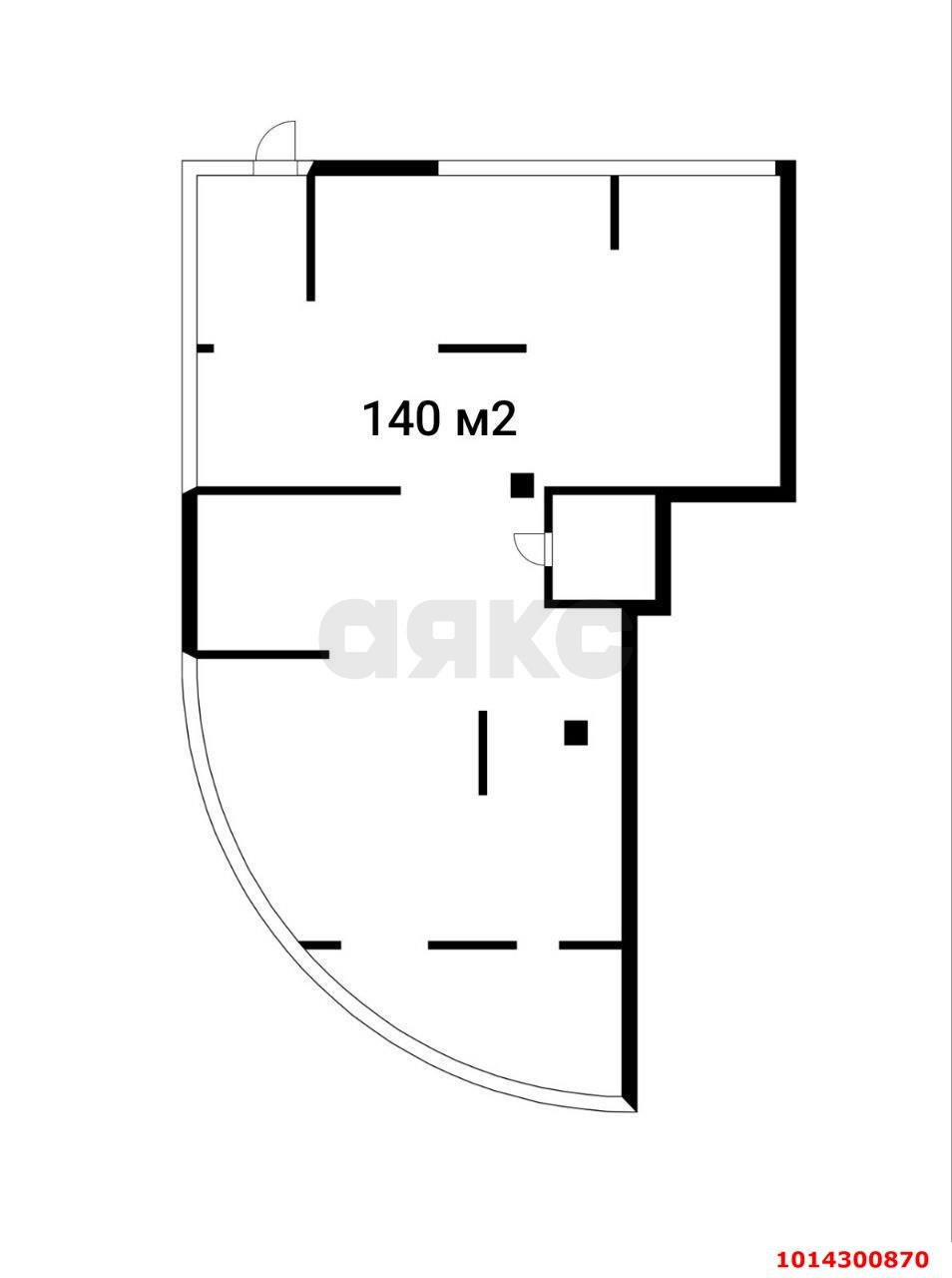 Фото №12: Торговое помещение 142 м² - Краснодар, жилой комплекс Символ, ул. Командорская, 9/1