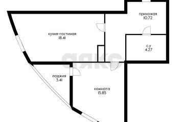 Фото №2: 1-комнатная квартира 50 м² - Краснодар, мкр. жилой комплекс Фонтаны, ул. Воронежская, 47Дк1