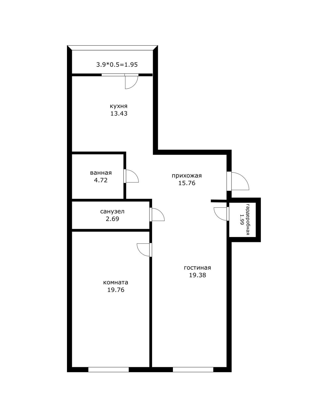 Фото №12: 3-комнатная квартира 80 м² - Краснодар, Карасунский внутригородской округ, Гидростроителей, мкр. жилой комплекс Поющие Фонтаны, ул. Невкипелого, 18к2