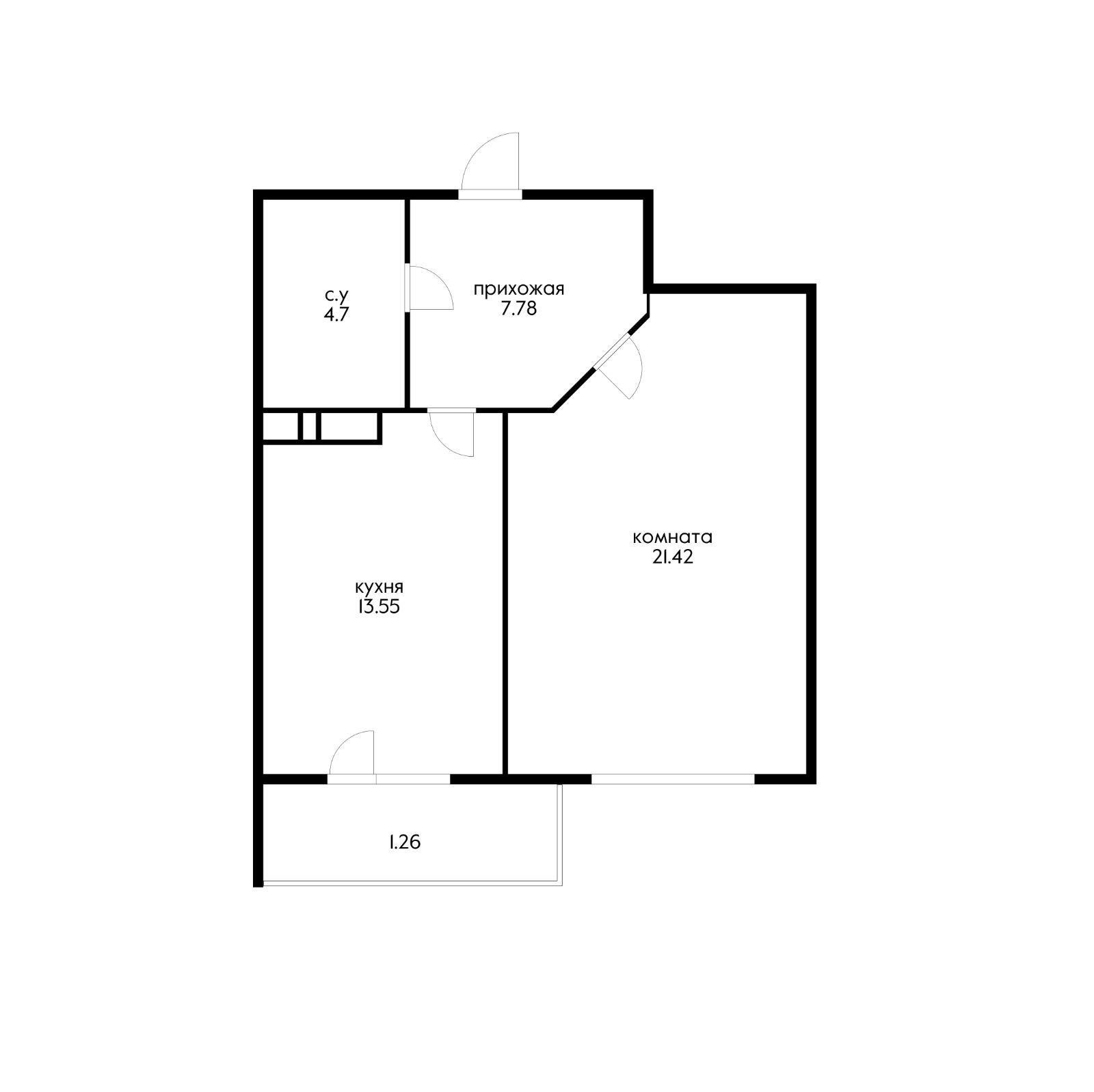 Фото №16: 1-комнатная квартира 47 м² - Краснодар, Фестивальный, мкр. Западный внутригородской округ, ул. Гаражная, 71