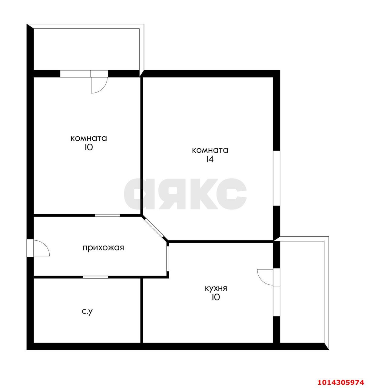 Фото №26: 2-комнатная квартира 53 м² - Российский, Прикубанский внутригородской округ, ул. Ратной Славы, 29