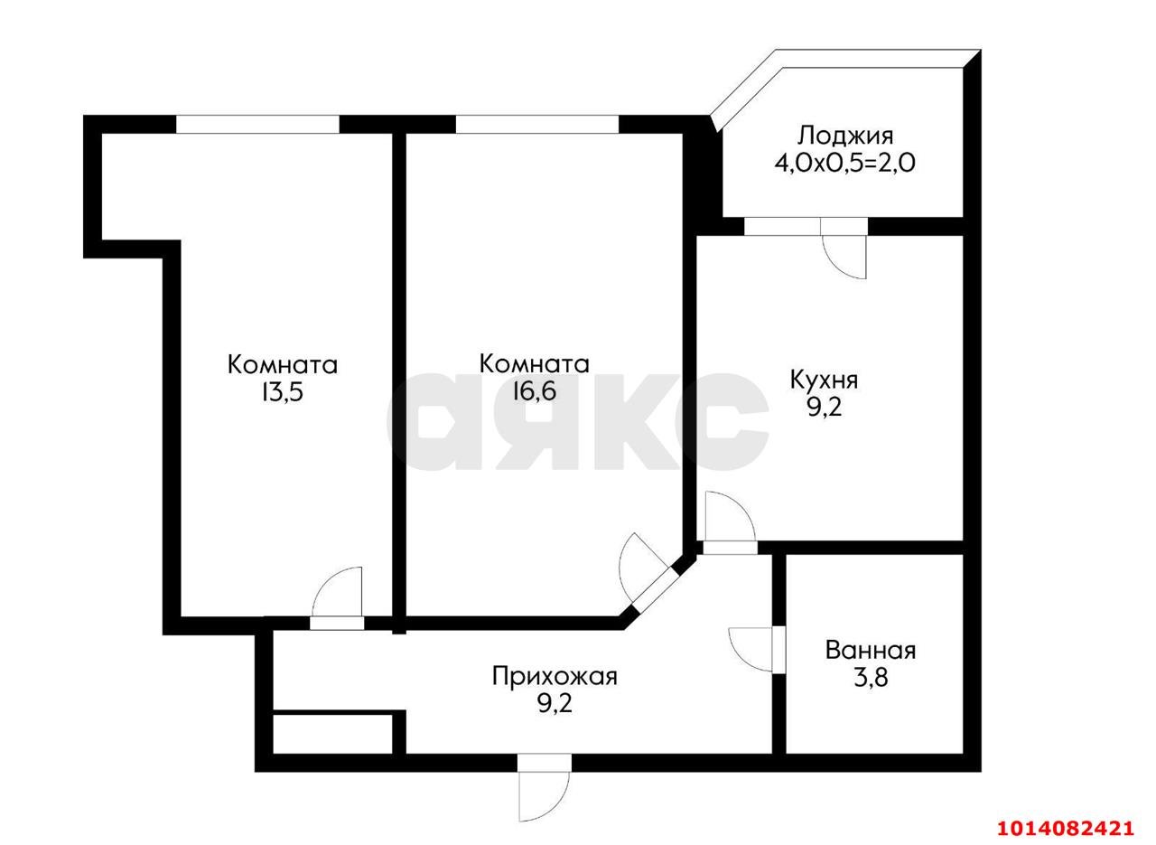 Фото №35: 2-комнатная квартира 52 м² - Краснодар, жилой комплекс Прованс, ул. Генерала Петрова, 31