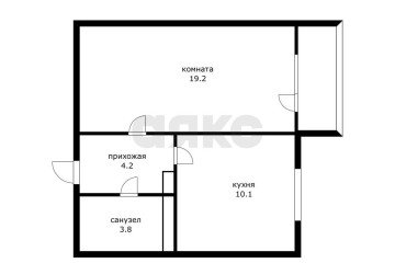Фото №5: 1-комнатная квартира 40 м² - Краснодар, мкр. Молодёжный, ул. 3-я Целиноградская, 4