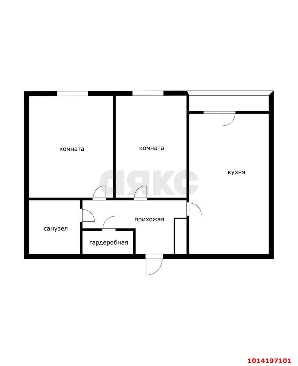 Фото №1: 2-комнатная квартира 52 м² - Краснодар, жилой комплекс Ракурс, ул. имени Героя Ростовского, 8