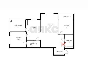 Фото №2: 3-комнатная квартира 81 м² - Краснодар, мкр. Любимово, 2