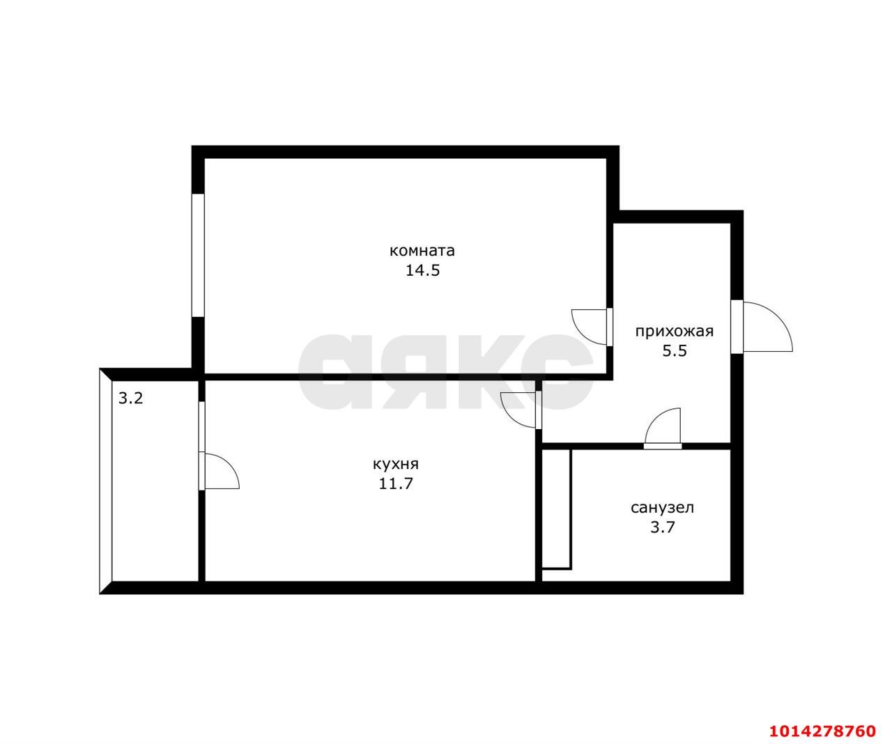 Фото №20: 1-комнатная квартира 36 м² - Краснодар, Молодёжный, ул. Дубравная, 1