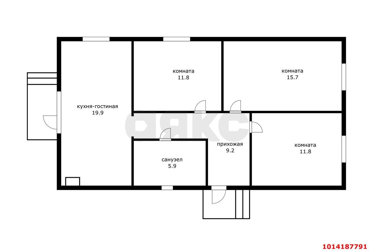 Фото №5: Дом 91 м² + 3 сот. - Южный, коттеджный  Южная столица, пер. 3-й Новокубанский, 9