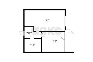 Фото №1: 1-комнатная квартира 40 м² - Краснодар, мкр. Московский, ул. имени Николая Семеновича Котлярова, 6