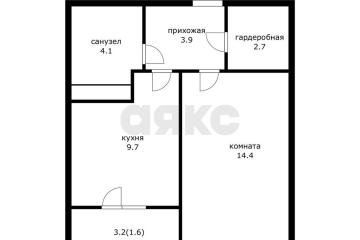Фото №5: 1-комнатная квартира 36 м² - Краснодар, мкр. ЖК Все Свои Вип, ул. Колхозная, 5/2