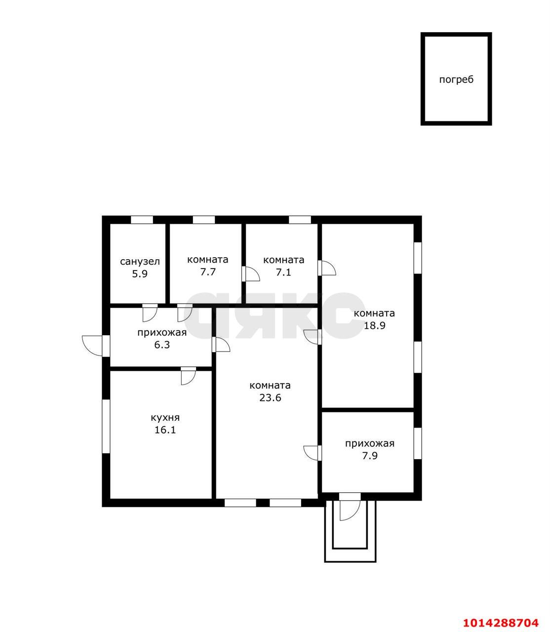 Фото №11: Дом 86 м² + 4.2 сот. - Краснодар, Пашковский, ул. Карасунская, 377