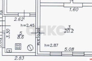 Фото №4: 1-комнатная квартира 28 м² - Краснодар, мкр. Камвольно-суконный Комбинат, ул. Белгородская, 33