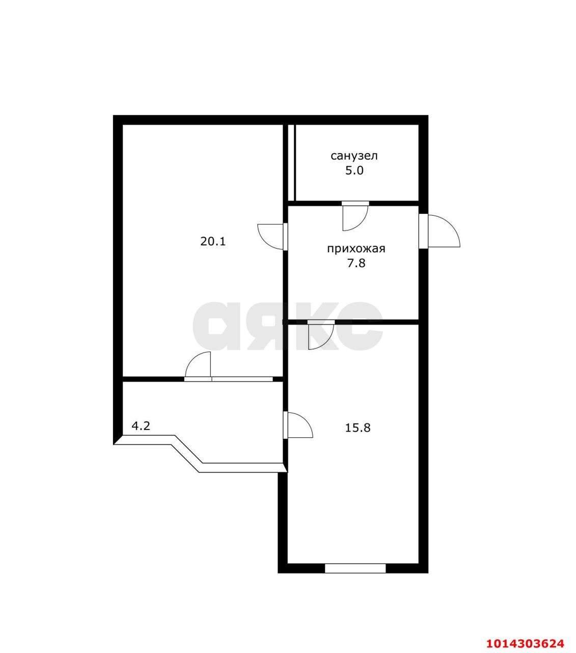 Фото №14: 1-комнатная квартира 10 м² - Краснодар, жилой комплекс Керченский, ул. им. Героя Сарабеева В.И., 5