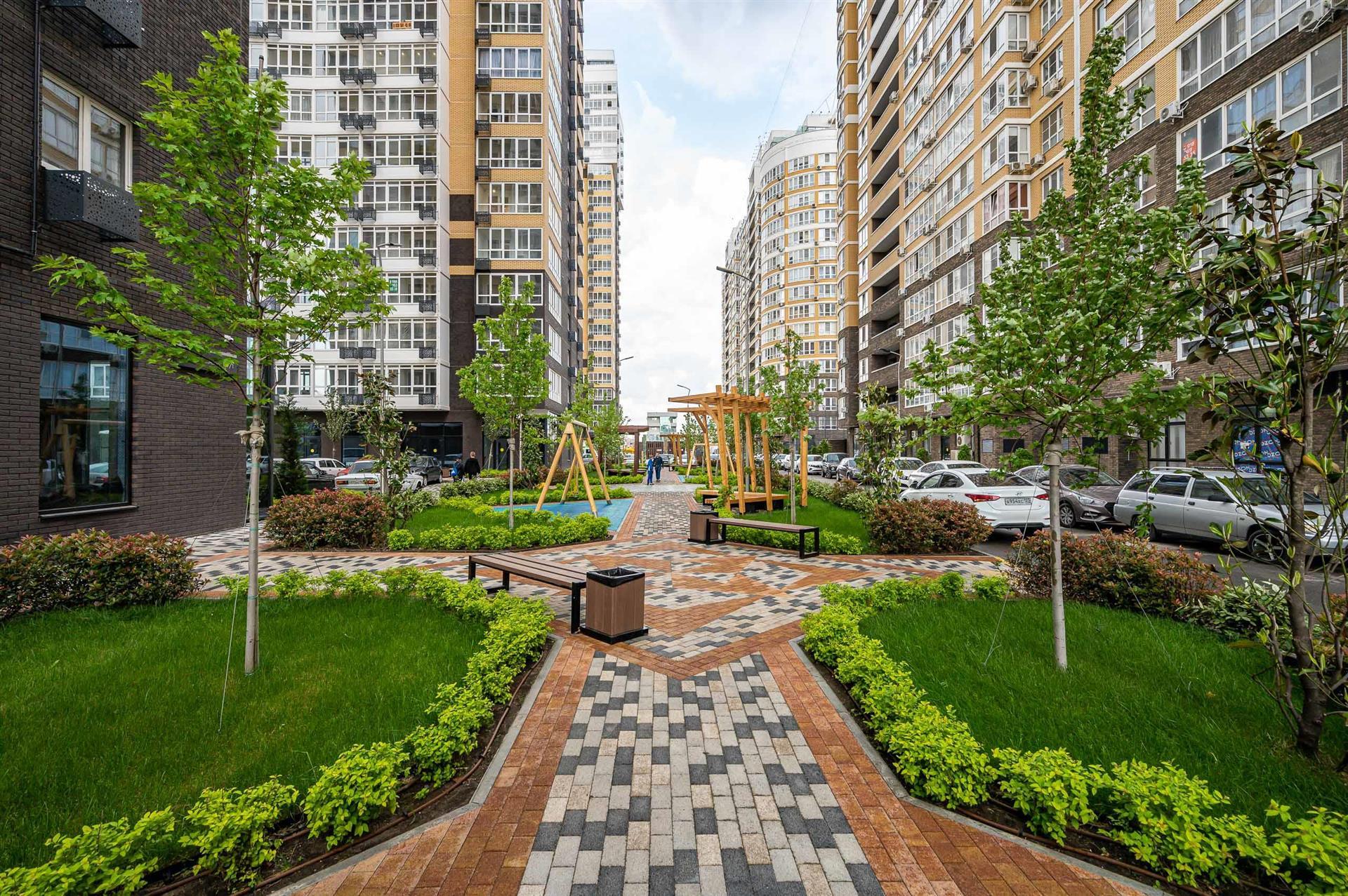 Фото №1: 1-комнатная квартира 41 м² - Краснодар, Карасунский внутригородской округ, Хлопчато-бумажный Комбинат, мкр. жилой комплекс Элегант, ул. Старокубанская, 131/1