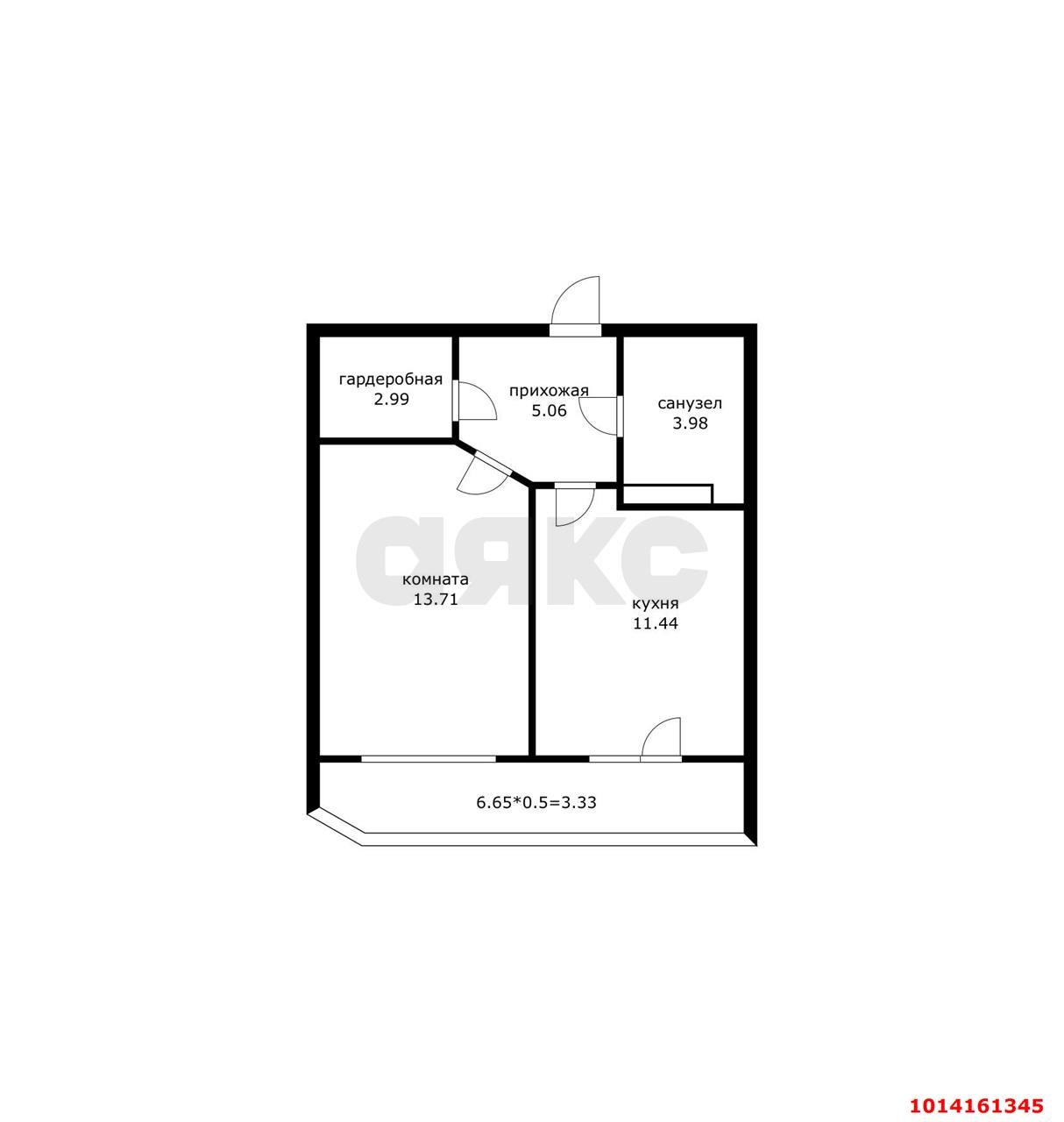 Фото №17: 1-комнатная квартира 38 м² - Краснодар, Губернский, ул. имени Героя Георгия Бочарникова, 12/1