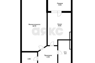 Фото №3: 1-комнатная квартира 41 м² - Краснодар, мкр. Центральный, ул. Красная, 176