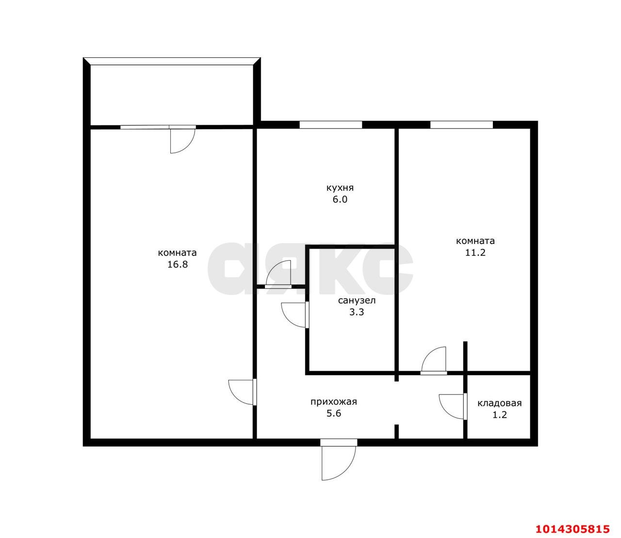 Фото №10: 2-комнатная квартира 44 м² - Краснодар, Фестивальный