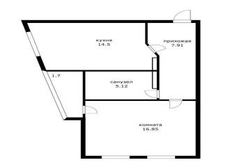 Фото №3: 1-комнатная квартира 47 м² - Краснодар, мкр. Карасунский внутригородской округ, ул. имени В.Н. Мачуги, 166