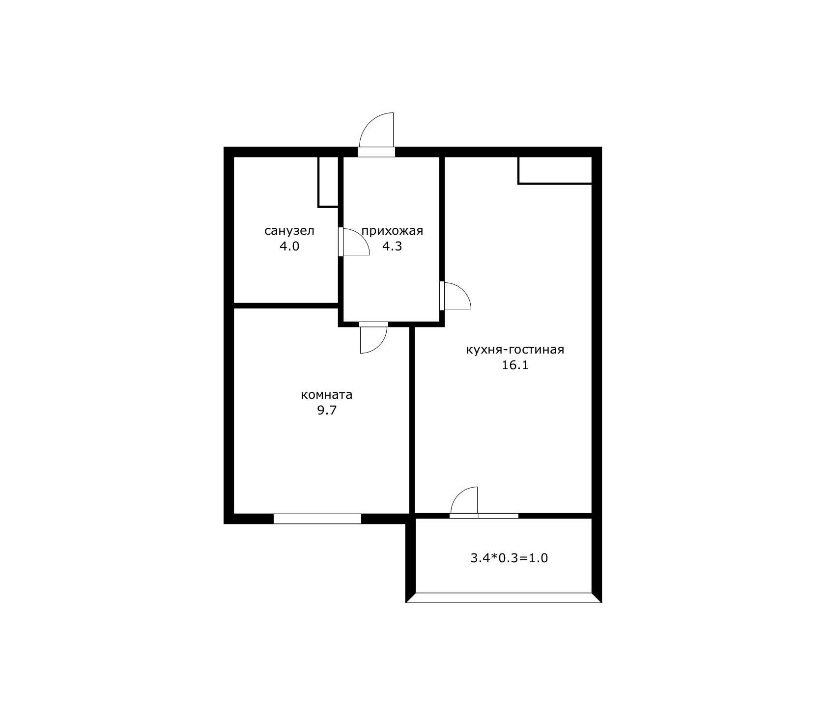 Фото №15: 1-комнатная квартира 37 м² - Краснодар, Прикубанский внутригородской округ, мкр. жилой комплекс Ракурс, ул. имени Героя Ростовского, 8к3