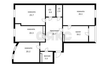 Фото №1: 4-комнатная квартира 147 м² - Краснодар, мкр. жилой комплекс Версаль, ул. Черниговская, 1