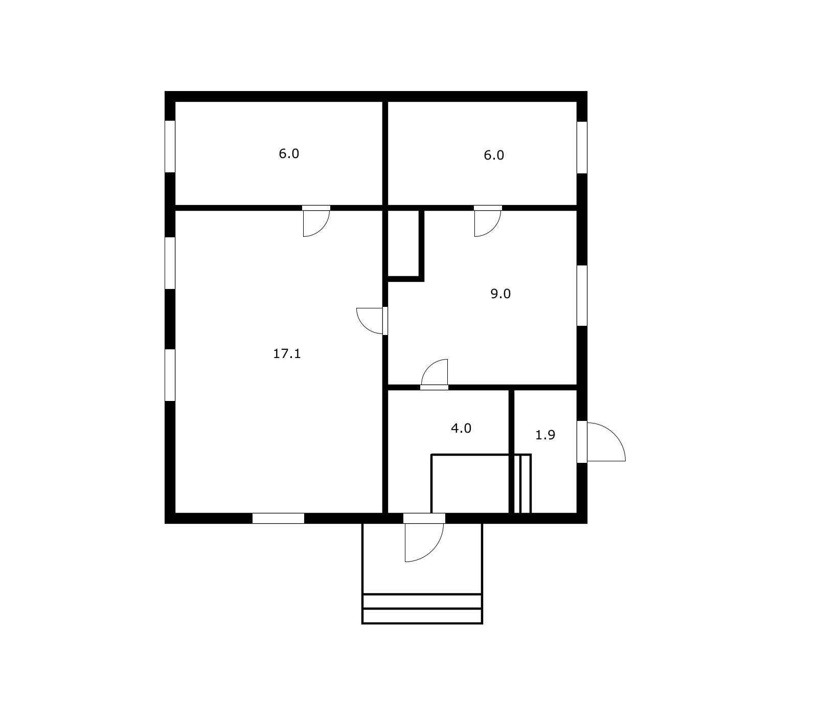 Фото №9: Часть дома 66 м² + 1 сот. - Краснодар, Центральный внутригородской округ, Черёмушки, мкр. Дубинка, пр-д 2-й Верхний, 17