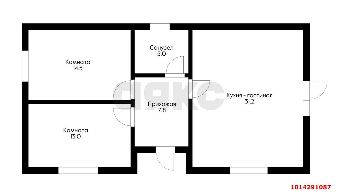 Фото №2: Дом 76 м² + 4.2 сот. - Энем, ул. Российская, 22