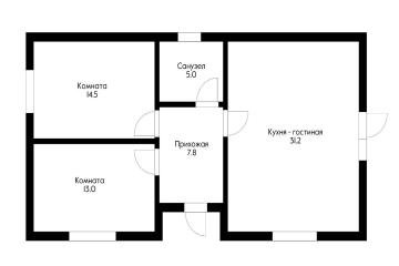 Фото №2: Дом 76 м² - Энем, ул. Российская, 22
