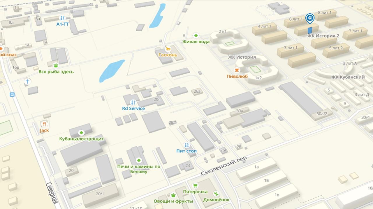 Фото №2: Коммерция 96 м² - Южный, мкр. жилой комплекс История-2, ул. Казачья, 6к2