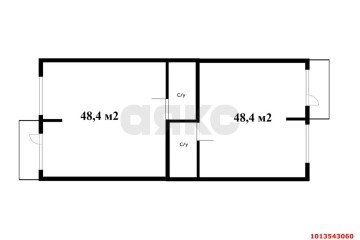 Фото №3: Торговое помещение 97 м² - Южный, мкр. жилой комплекс История-2, ул. Казачья, 6к2