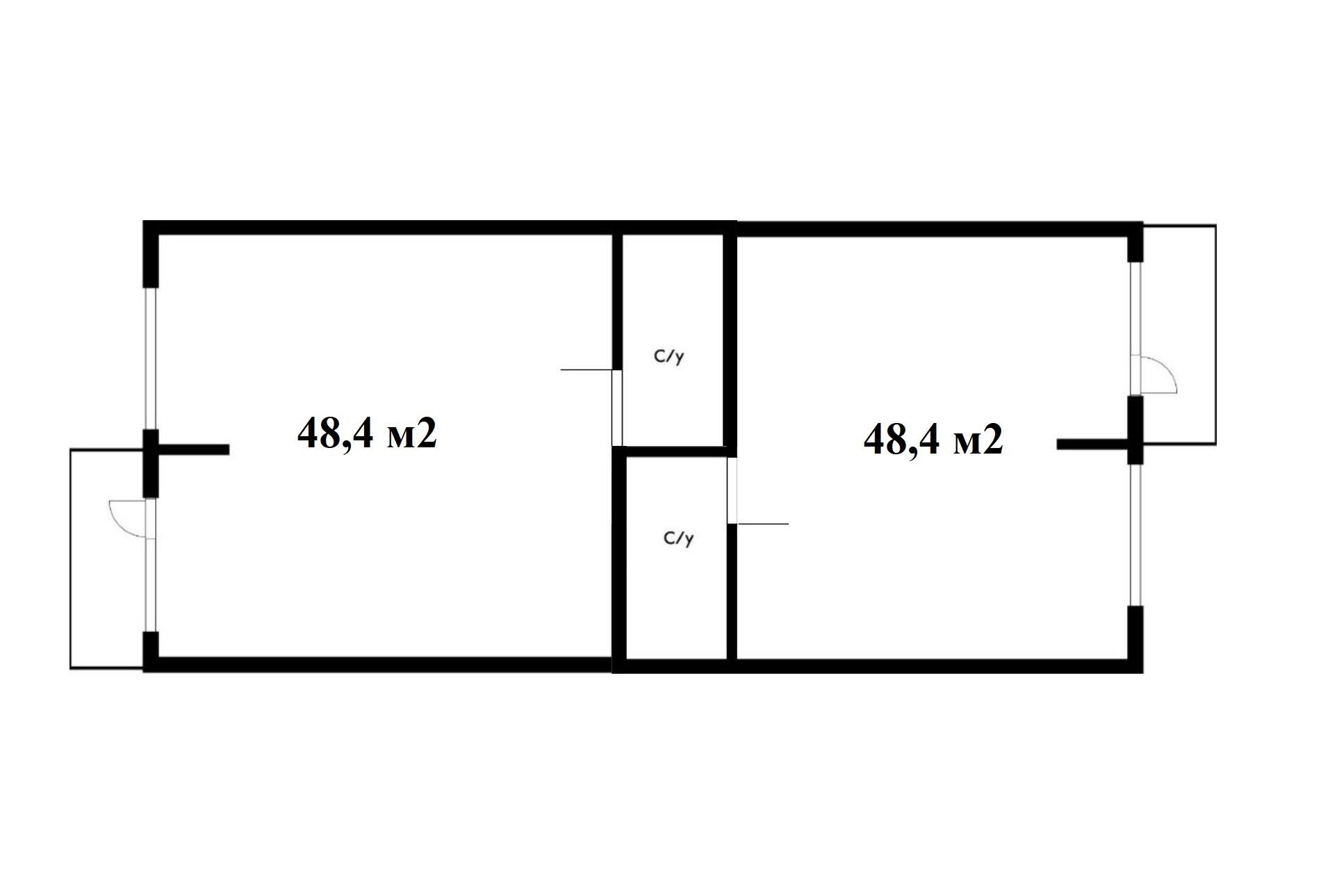 Фото №3: Коммерция 96 м² - Южный, мкр. жилой комплекс История-2, ул. Казачья, 6к2