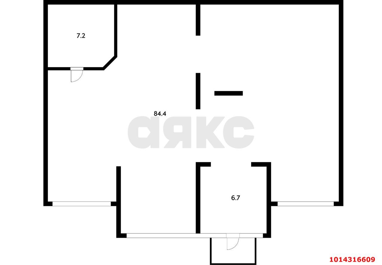 Фото №2: Коммерция 98 м² - Краснодар, жилой комплекс Победа-2, Прикубанский внутригородской округ, Завод Радиоизмерительных Приборов, мкр. имени Петра Метальникова, ул. Цезаря Куникова, 35