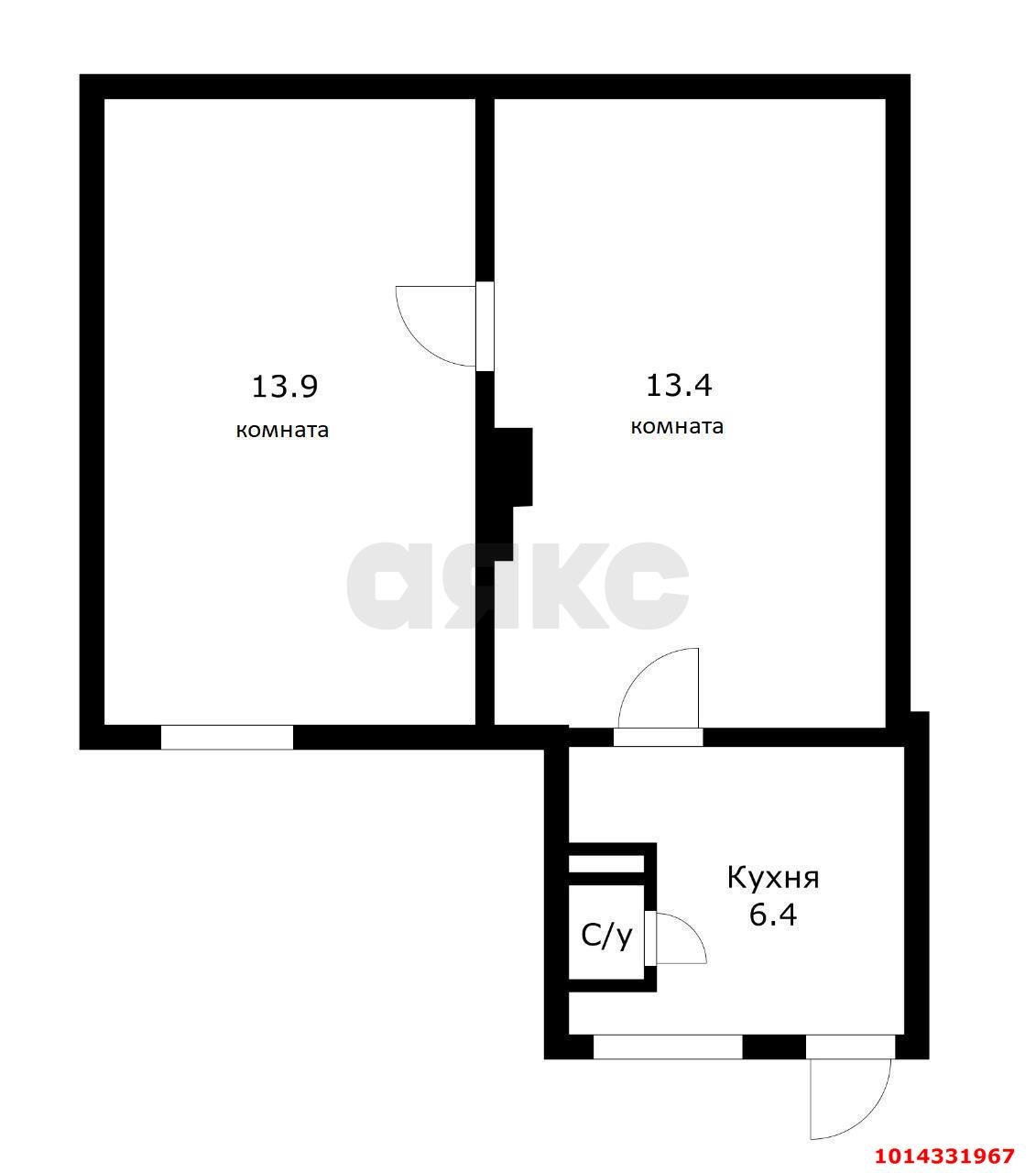 Фото №8: 2-комнатная квартира 33 м² - Краснодар, Западный внутригородской округ, ул. Брянская, 56