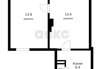 Фото №3: 2-комнатная квартира 33 м² - Краснодар, мкр. Западный внутригородской округ, ул. Брянская, 56