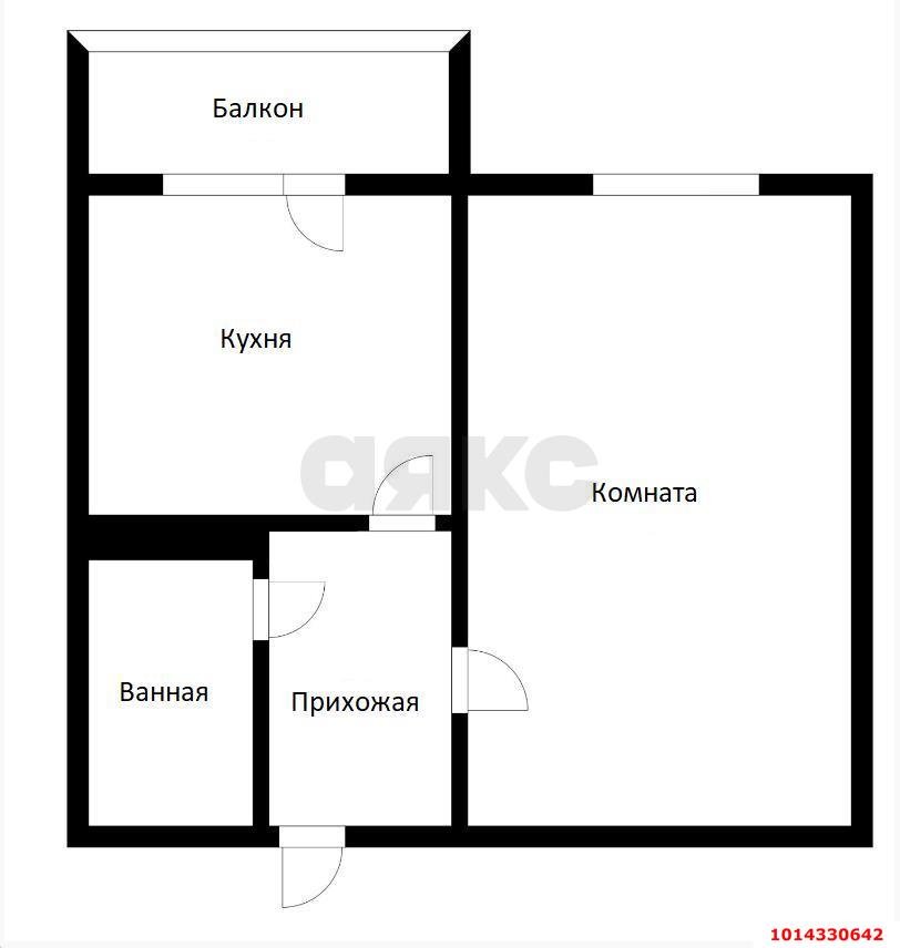 Фото №10: 1-комнатная квартира 37 м² - Краснодар, Московский, ул. имени Николая Семеновича Котлярова, 17