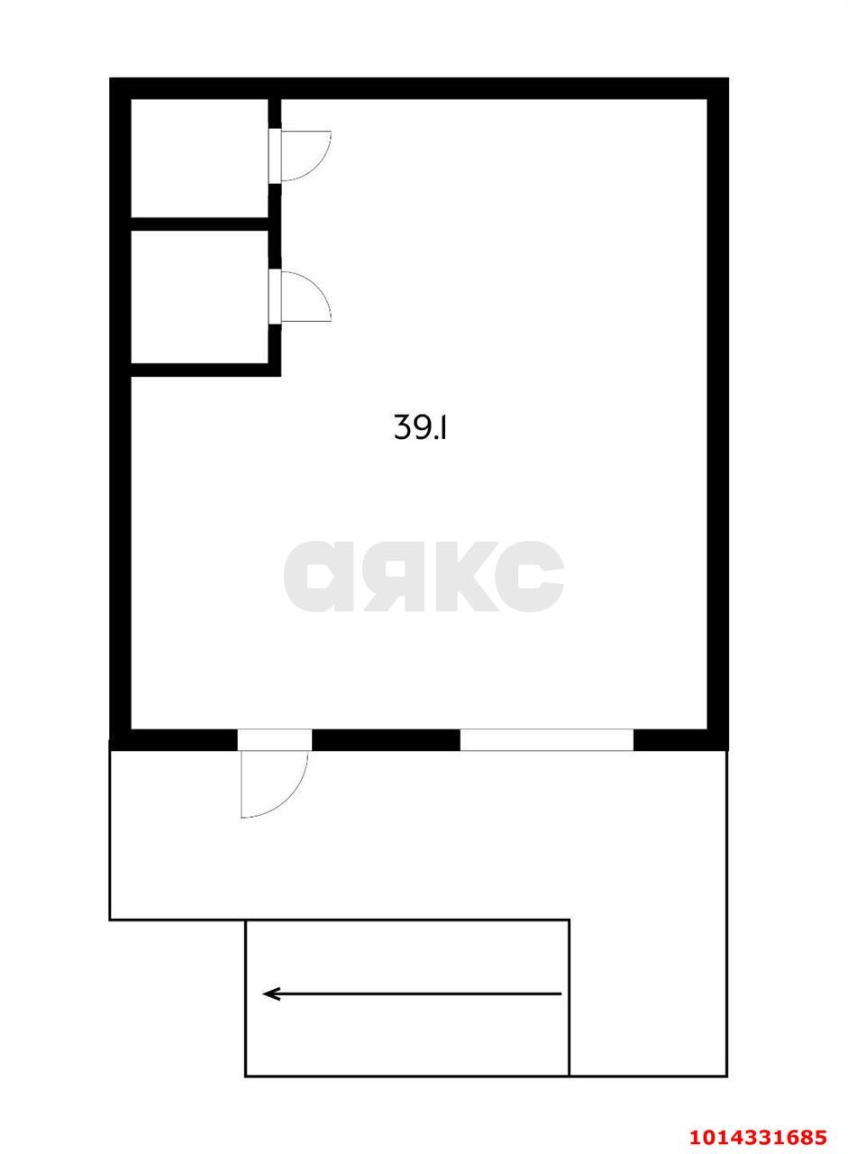Фото №13: Торговое помещение 40 м² - Краснодар, жилой комплекс Премьера, ул. Автолюбителей, 1/7к1